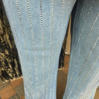 The Denim and Rhinestone Pantset